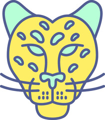 Unique Line filled Icon