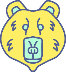 Unique Line filled Icon