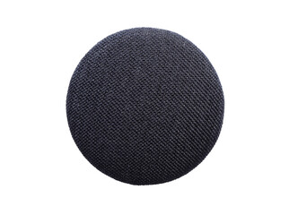 Close up of Fabric buttons,Cloth buttons on white background with clipping path. Craft and needlework concept. 