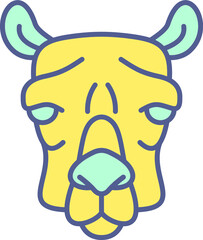 Unique Line filled Icon