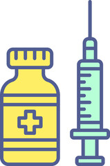 Unique Line filled Icon