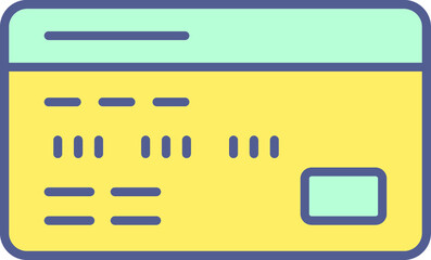 Unique Line filled Icon