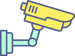 Unique Line Filled Icon