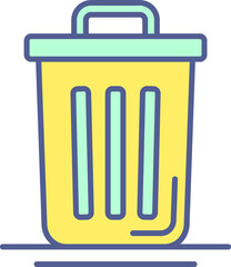 Unique Line Filled Icon