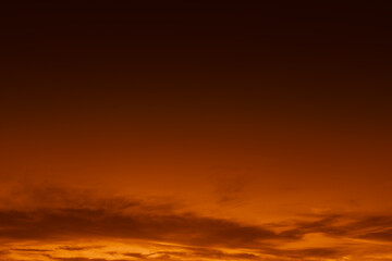 夕方の空