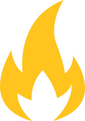 Fire icon clipart design illustration