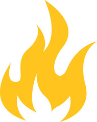 Fire icon clipart design illustration