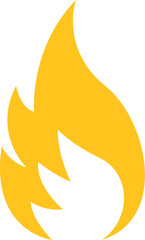 Fire icon clipart design illustration