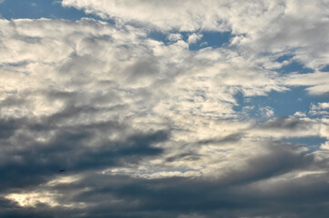 Fototapeta premium sunset over the clouds