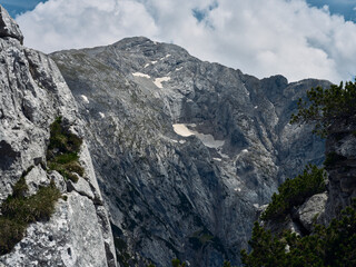 Beautiful view from Kehlstein mountain in Germany