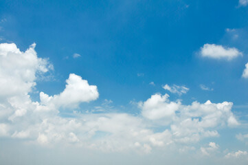 blue sky with clouds