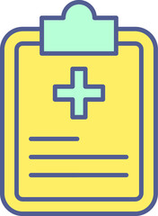 Unique Line Filled Icon