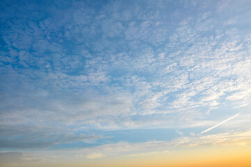 Obraz premium sunset over the clouds