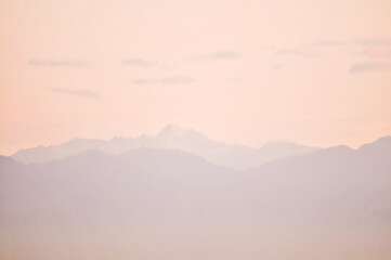 Obraz premium clouds over the mountains
