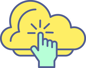 Unique Line Filled icon