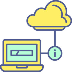 Unique Line Filled icon