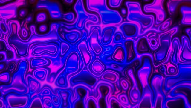 Liquid Fractual Background | Animation Modern Reflection Map Texture