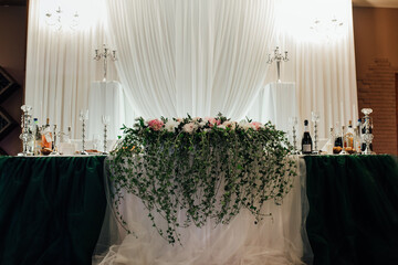 bride and groom in dress