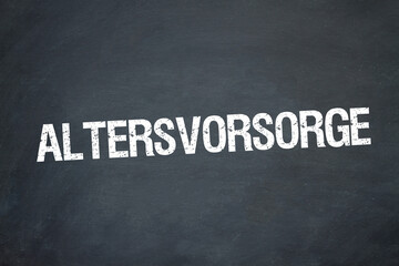 Obraz premium Altersvorsorge