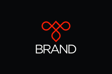 Letter T Technology Logo, Simple Icon With Network Shape design. T Letter Logo Science Technology