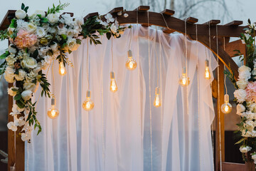 christmas tree in the snow