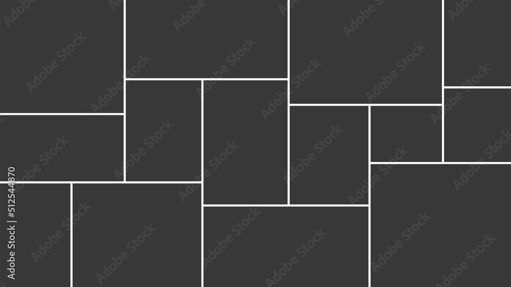 Aufkleber vector empty photo frame. collage template. frames for memory.