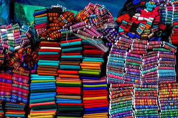 Shop at the weekly market in the center of Riobamba, Ecuador