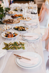 wedding reception table