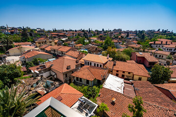 Fototapeta na wymiar View of Antalya old city Kaleici quarter. ANTALYA, TURKEY