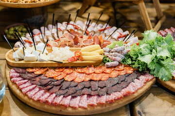 grilled meat and vegetables on grill