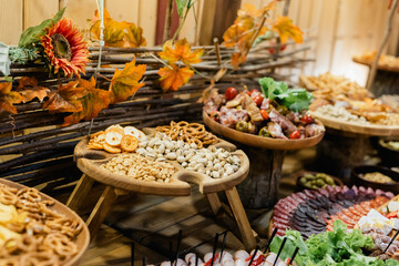 dried fruits and nuts on the market