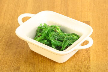 Japanese traditional seaweed salad Chukka