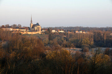 Fototapeta na wymiar View of Conches, Eure, France