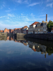 Fototapeta premium European townscape along the river