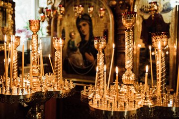 candles on the ceiling