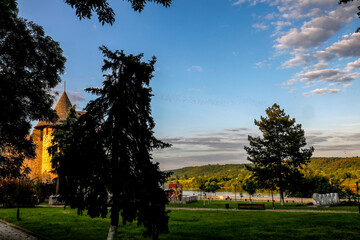 Soroca fort and park along the Dniestr river, Moldova