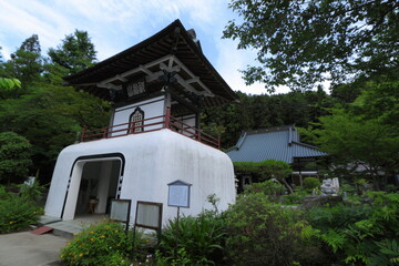 長学寺　山門　本堂　群馬県　富岡市