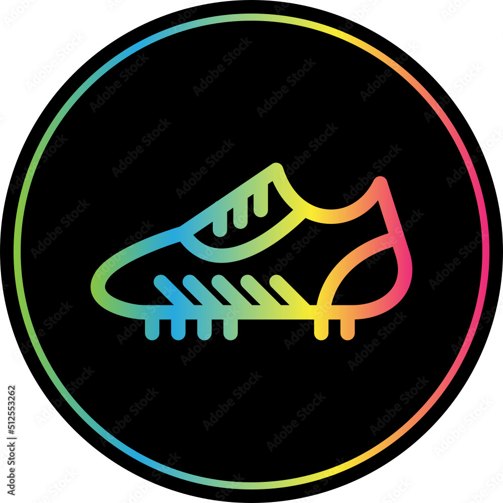 Wall mural football boots icon