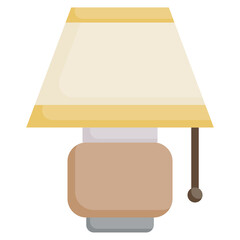 TABLE LAMP flat icon,linear,outline,graphic,illustration