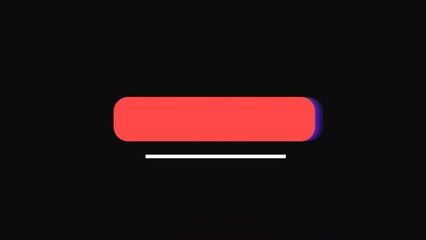 Simple lower third design element animated in 4K 60fps. Elegant video intro, l3rd, news intro animation in high resolution. Design element.