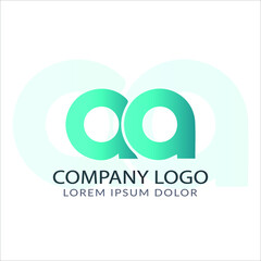 Letter  a shape logo Free Vector 