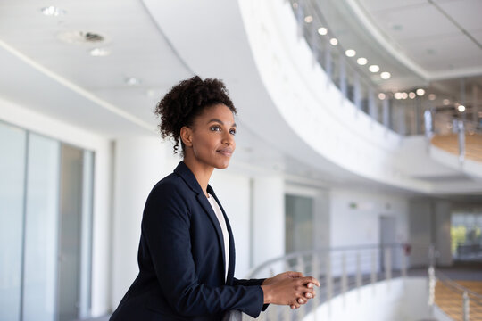African American businesswoman planning her career