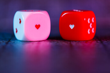 Dice for board game and role-playing game