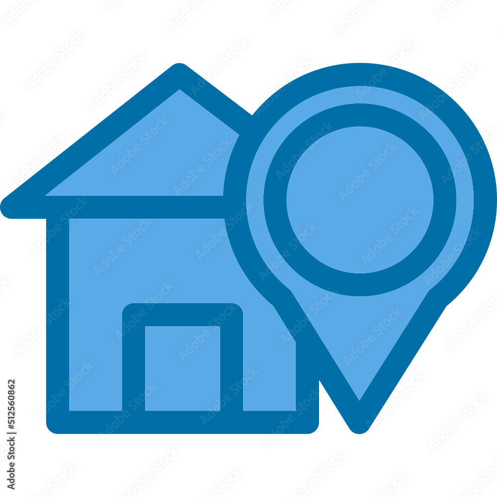 Sticker home destination icon