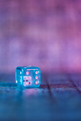 Dice for board game and role-playing game