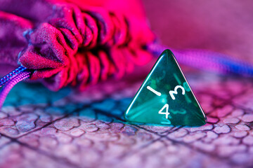 Dice for board game and role-playing game