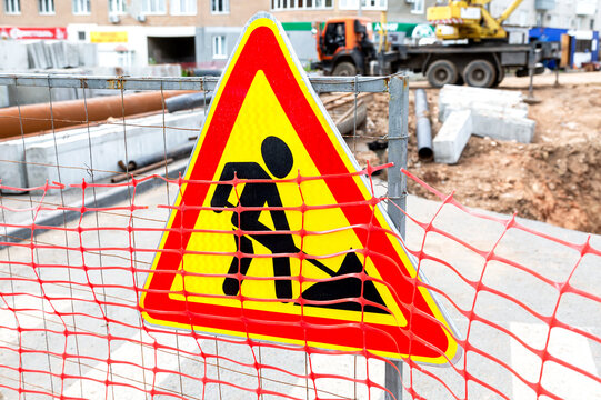 Carrying out construction and repair work in the city