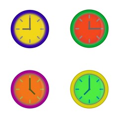 set of clocks 