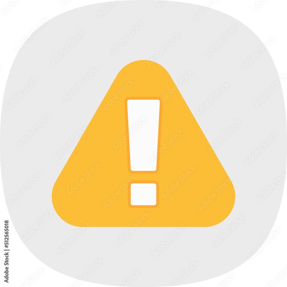 Poster caution icon