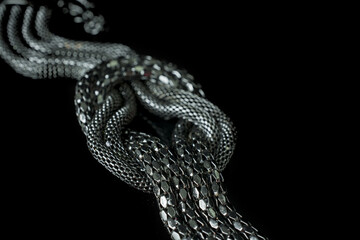 Romantic beautiful pendant on black background